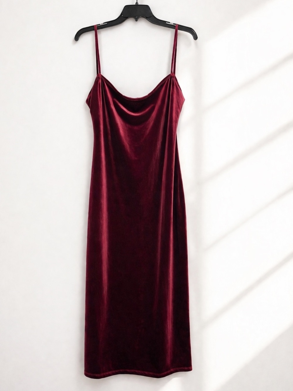 Reformation Merel Chianti Velvet Dress Stretch Size XL - Picture 6 of 13